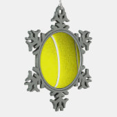 Tennis Ball Tin Sneeuwvlok Ornament (Links)