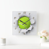 Tennis ball vierkante klok (Huis)