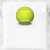 Tennis Ball Vierkante Sticker (Tas)