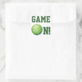 Tennis Ball Vierkante Sticker (Tas)