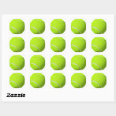 Tennis Ball Vierkante Sticker (Vel)
