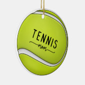 Tennis ball voor Tennis mama mama Keramisch Ornament (Rechts)