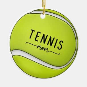 Tennis ball voor Tennis mama mama Keramisch Ornament