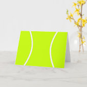 Tennis Ball-Wenskaart Kaart (Gele Bloem)