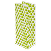 Tennis Ball Wine Bag Wijn Cadeautas (Achterkant Gekanteld)