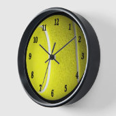 Tennis Ball with Black Numbers Sport Wall Clock (Hoek)