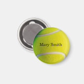 Tennis ball with your name  magneet (Voorkant / Achterkant)