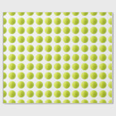 Tennis Ball Wrapping Paper Cadeaupapier (Vlak)