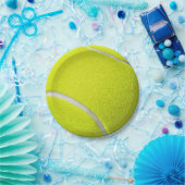 Tennis Ball Yellow Sports Team Papieren Bordje (Feest)