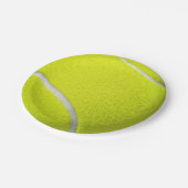 Tennis Ball Yellow Sports Team Papieren Bordje (Gekanteld)