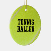 Tennis Baller Keramisch Ornament (Rechts)