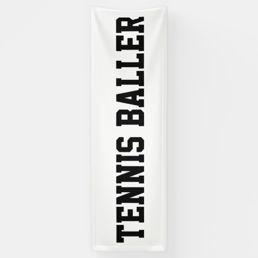 Tennis Baller Spandoek (Verticaal)