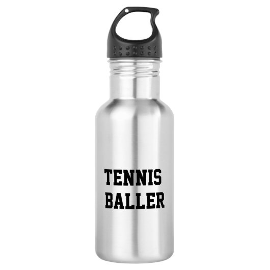 Tennis Baller Waterfles (Voorkant)