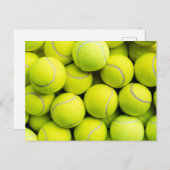 Tennis Balls Briefkaart (Voorkant / Achterkant)