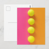 Tennis Balls Briefkaart (Voorkant / Achterkant)