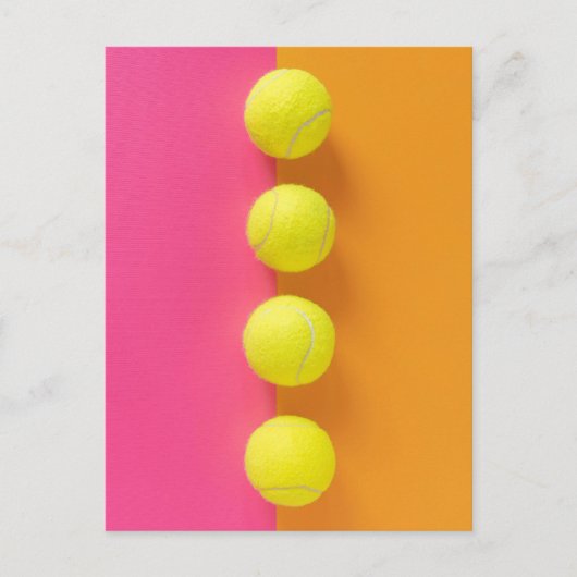 Tennis Balls Briefkaart (Voorkant)