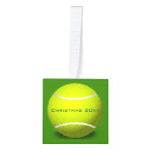 Tennis Balls Design Cube Ornament (Voorkant)