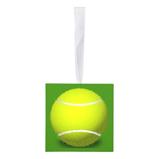 Tennis Balls Design Cube Ornament (Rechts)