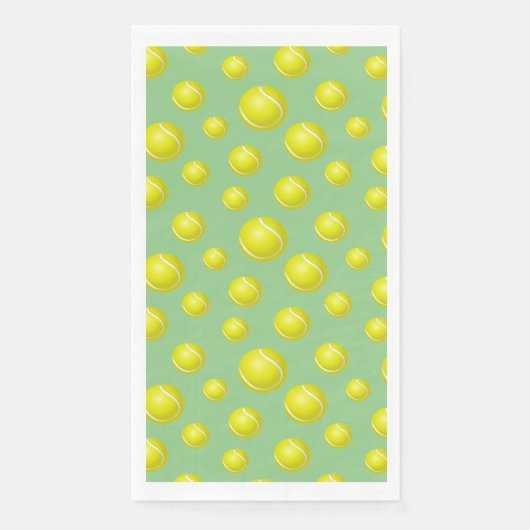 Tennis Balls Design Guest Towel Servet (Voorkant)