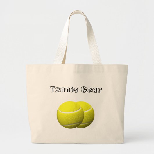 Tennis Balls Grote Tote Bag (Voorkant)