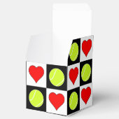 Tennis Balls & Hearts Tennis Player's Gift Box Bedankdoosjes (Geopend)