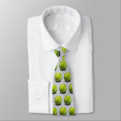 Tennis Balls Pattern | Monogram sport Stropdas (Gebonden)