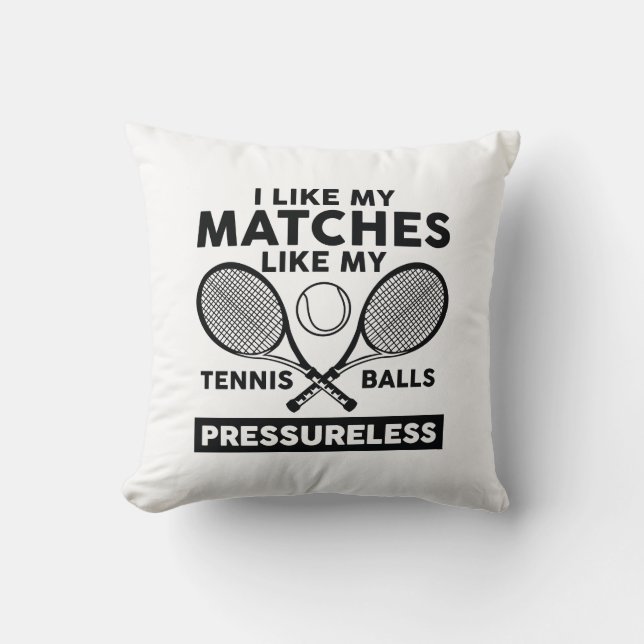 Tennis Balls Pressureless Kussen (Voorkant)