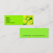 Tennis Balls-profielkaart Mini Visitekaartje (Voorkant / Achterkant)