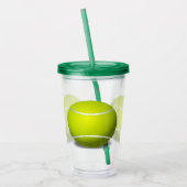 Tennis Balls Sports Acrylic Tumbler Acryl Drinkbeker (Links)