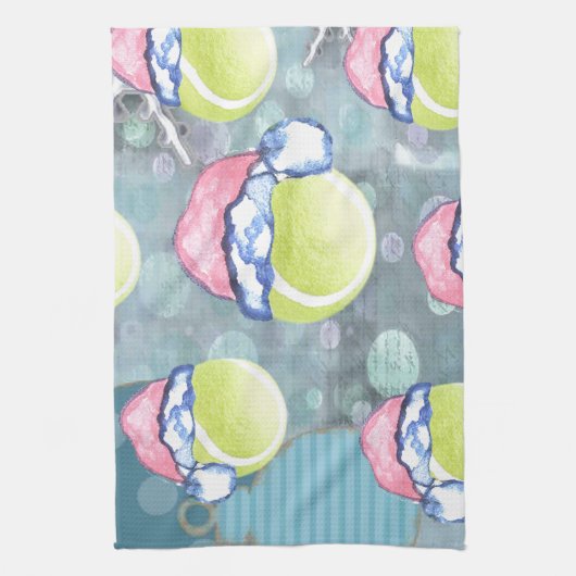 TENNIS BALLS THEEDOEK (Verticaal)