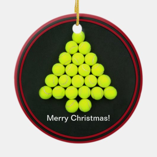 Tennis Balls Tree Ornament (Achterkant)