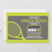 TENNIS Bar Mitzvah Uitnodiging (Voorkant)