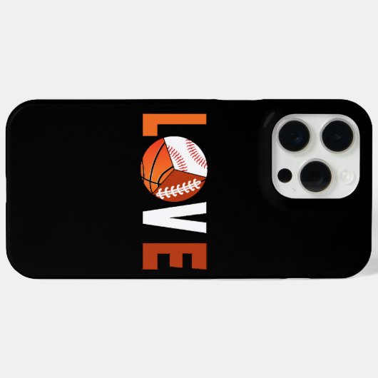 Tennis Basketbal Basketbal Football Lover Case-Mate iPhone Case (Achterkant (horizontaal))