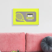 TENNIS Bat Bar Mitzvah Aanmelden Geheugenbord Canvas Afdruk (Insitu (Woonkamer))