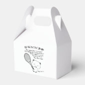 Tennis Bedankdoosjes (Voorkant Zijde)