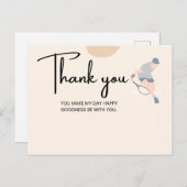 Tennis bedankt je kaart voor de waterverf van de s (Voorkant / Achterkant)