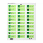 Tennis Begins w / Liefde Speler Retouradres Labels (Full Sheet)