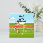 Tennis Belated Birthday to Tennis Players (Staand voorkant)