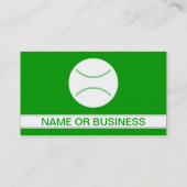 TENNIS belletjes Visitekaartje (Achterkant)