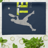 Tennis Beste Spel Ooit Sport Coach Ontwerp Theedoek (Gevouwen)