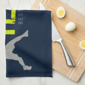 Tennis Beste Spel Ooit Sport Coach Ontwerp Theedoek (Quarter Fold)