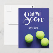 Tennis Beterschap Briefkaart (Voorkant / Achterkant)