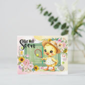 TENNIS Beterschap voor Duck Lover  Briefkaart (Staand voorkant)