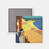 Tennis bij Monte Carlo Magneet (Voorkant / Achterkant)