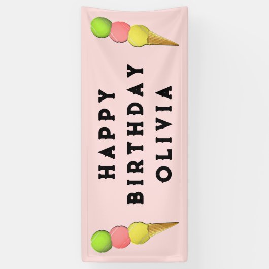 Tennis Birthday Banner (Verticaal)
