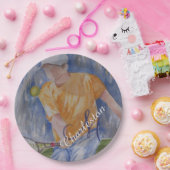 Tennis Birthday Celebration Party Papieren Bordje (Feest)