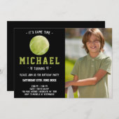 Tennis Birthday Kaart (Voorkant / Achterkant)