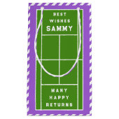 Tennis Birthday Klein Cadeauzakje (Voorkant)