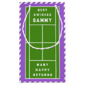 Tennis Birthday Klein Cadeauzakje (Achterkant)