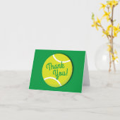 Tennis Birthday Party Kaart (Gele Bloem)